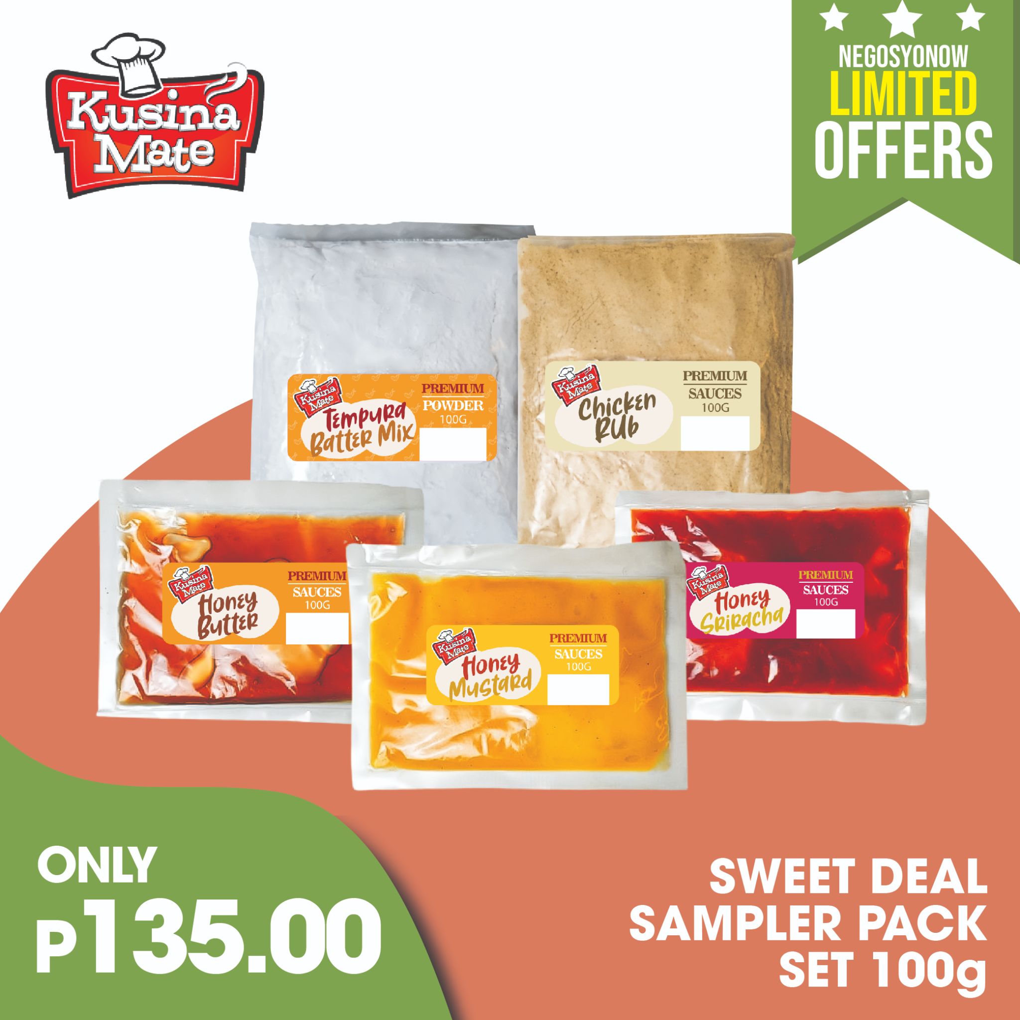 KUSINAMATE SWEET DEAL SAMPLER SET